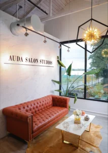 auda-reception-red-leather-couch